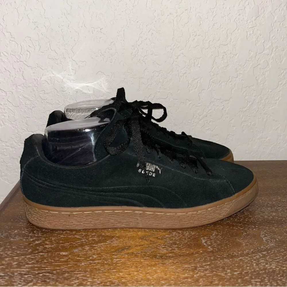 Puma Suede Lace Up Gum Sneaker Shoes